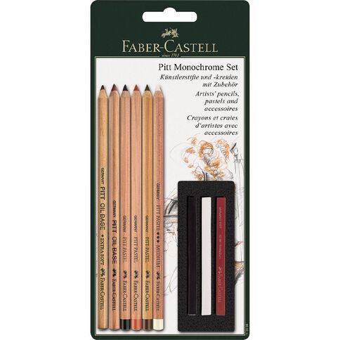 Faber-Castell Pitt Monochrome Set Assorted