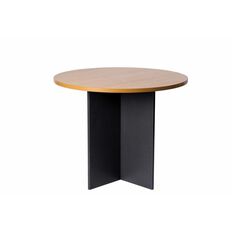 Firstline 900 Round Meeting Table Beech/Ironstone