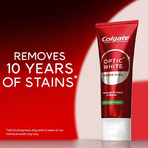 Colgate Optic White Renewal Lasting Fresh Toothpaste 85g