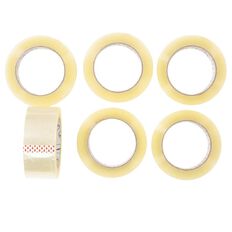 WS Packaging Tape PP Acrylic 48mm x 100m 6 Pack
