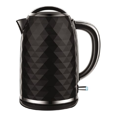 Living & Co Diamond Kettle - 1.7L Black