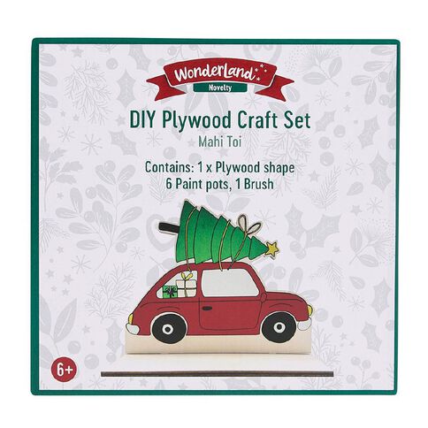 Wonderland DIY Plywood Paint Craft Set