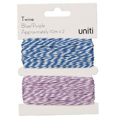 Uniti Twine Blue/purple 2 Pack