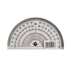 WS Recycled Plastic Protractor 180 degrees 10cm