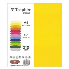 Trophee Board 210gsm Sunflower 12 Pack