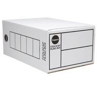 Impact Storage Box Foolscap Double Depth White