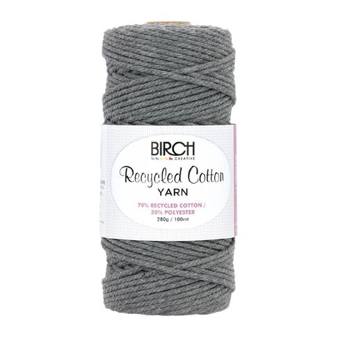 Birch 70% Recycled Cotton 280G Grey