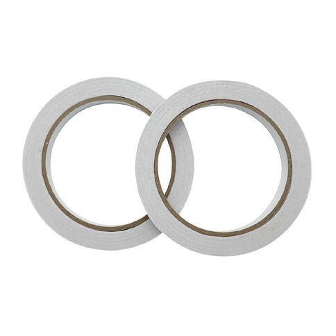 Uniti Double Sided Tape 12mm x 20m 2 Pack