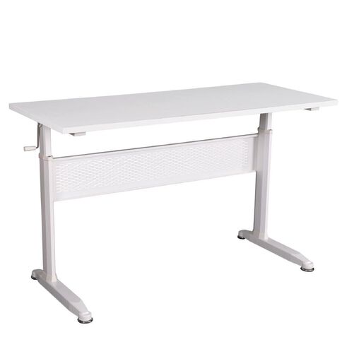 Workspace Height Adjustable Desk 1400 White Warehouse Stationery Nz