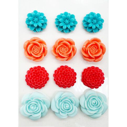 Uniti Resin Flowers 12 Piece