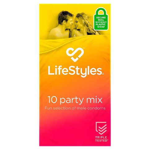 Lifestyles Condoms Party Mix 10 Pack