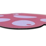 Playmax Paw Print Mouse Mat Pink