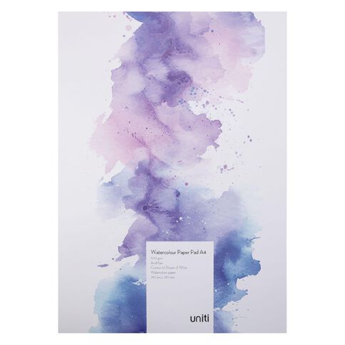 Uniti Watercolour Pad A4 300gsm