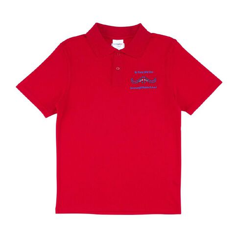 Schooltex Invercargill Middle School Short Sleeve Polo with Embroidery