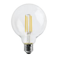 Edapt LED E27 Filament Round Light Bulb G95 8W Warm White