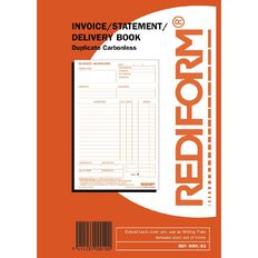 Rediform Invoice/Delivery Book Duplicate 50 Sets Red A5