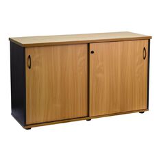 Firstline Credenza 1200 Beech/Ironstone