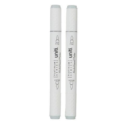 Uniti Dual Ended Markers Colourless Blender 2 Pack