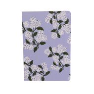 Uniti Stationery Hydrangea A5 Notebook Purple Floral