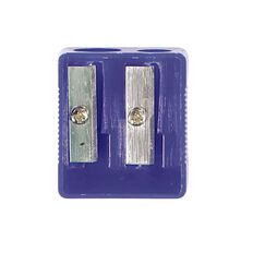 WS Pencil Sharpener 2 Hole Plastic Assorted