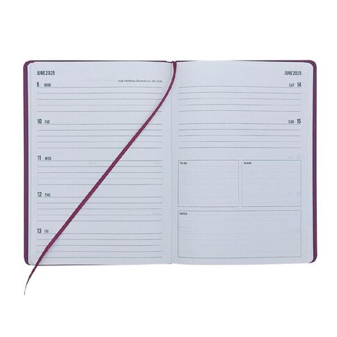 WS 2025 Week To View Make It Happen Diary A5