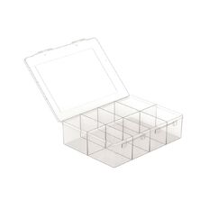 Living & Co Storage Box 8 Compartment Clear
