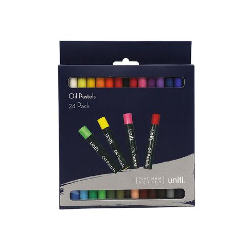 Uniti Platinum Oil Pastels 24 Pack