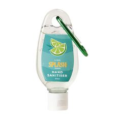 Hand Sanitiser Lime with Clip 44ml