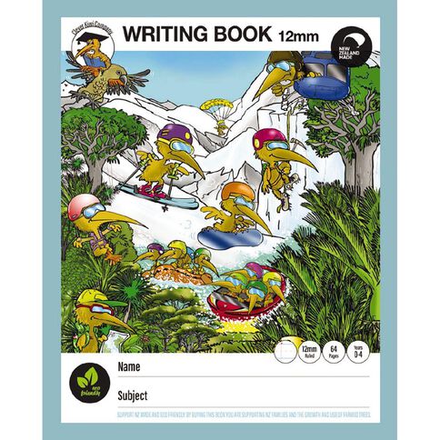 Clever Kiwi My Writing Book 32 Leaf 12mm