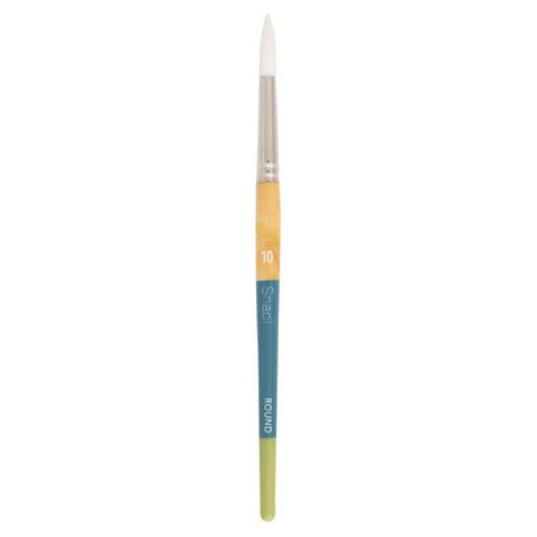 Princeton Snap Brush Short Handle Taklon Round 10 White