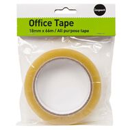 WS Office Tape 18mm x 66m Large Core Clear
