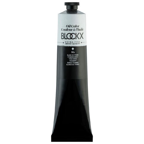 BLOCKX Oil Tube 200ml 86 Titanium White White