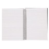 WS Notebook Wiro 200 Pages Hard Back Black A5