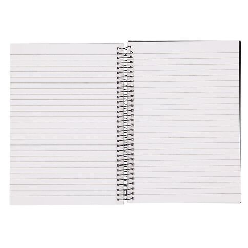 WS Notebook Wiro 200 Pages Hard Back Black A5