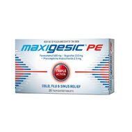 Maxigesic Pe Cold & Flu Tablets 20 Pack