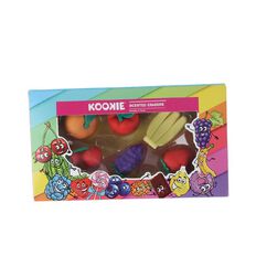 Kookie Novelty Eraser Set Scented 6 Pack Fruits Multi-Coloured