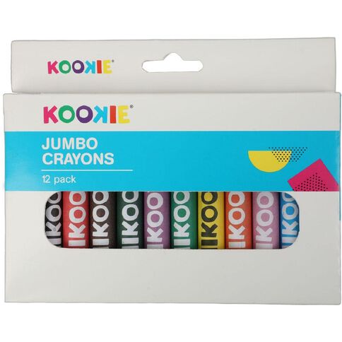 Kookie Mess Free Crayons 12 Pack