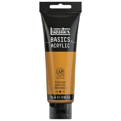 Liquitex Basics Acrylic 118ml Yellow Oxide