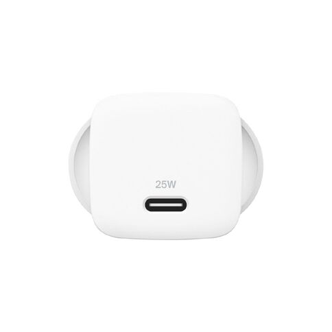 Belkin Boostcharge Single USB-C Wall Charger 25W White