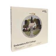 Uniti Craft Adults Embroidery Kit Cottage