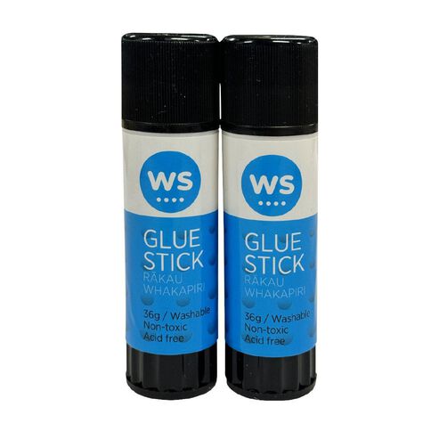 WS Glue Stick 36g 2 Pack