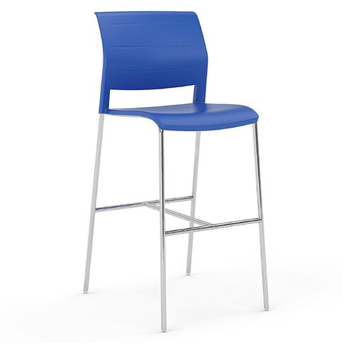 Game Barstool Indigo Blue Mid