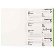 WS Duplicate Receipt Book A5 200 Receipts Green