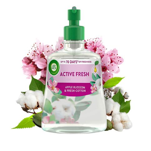 Air Wick Apple Blossom & Fresh Cotton Automatic Spray Refill 228ml