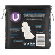 U By Kotex Maxi Overnight Pads with Wings 10 Pack