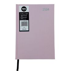 WS Date To Page Diary 2024 Lilac A5