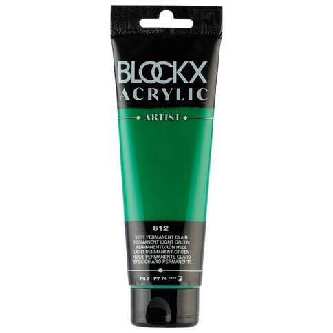 BLOCKX Acrylic Tube Permanent Light Green120ml