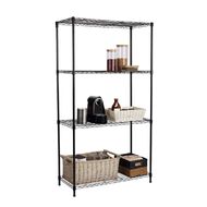 Living & Co 4 Tier Wire Rack Black