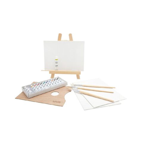 Uniti Art Set Mini Table Easel 21 Piece