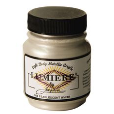 Jacquard Lumiere Acrylic Paint Pearlescent White 66.54ml